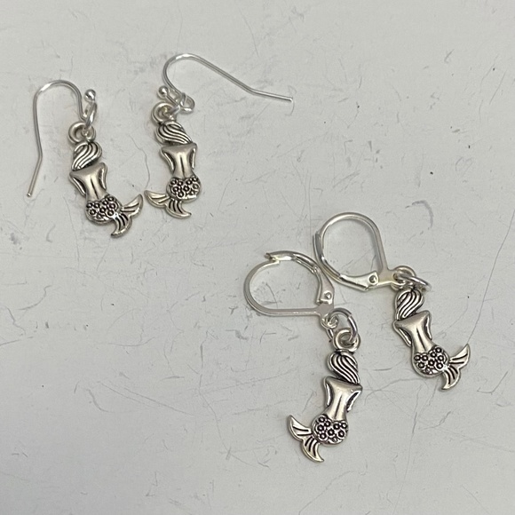Mermaid earrings. NEW - Picture 1 of 3